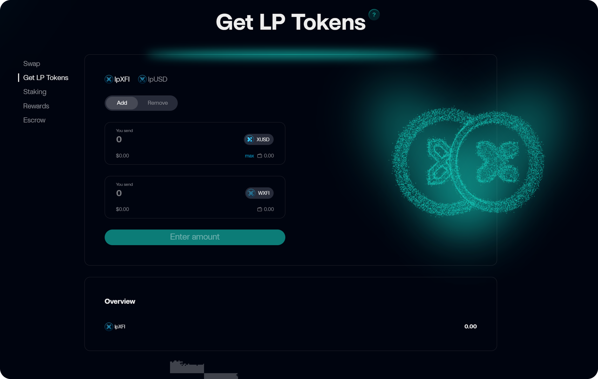 LP Tokens Interface