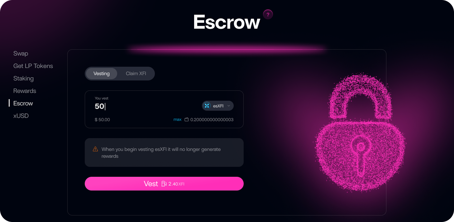 Escrow Interface