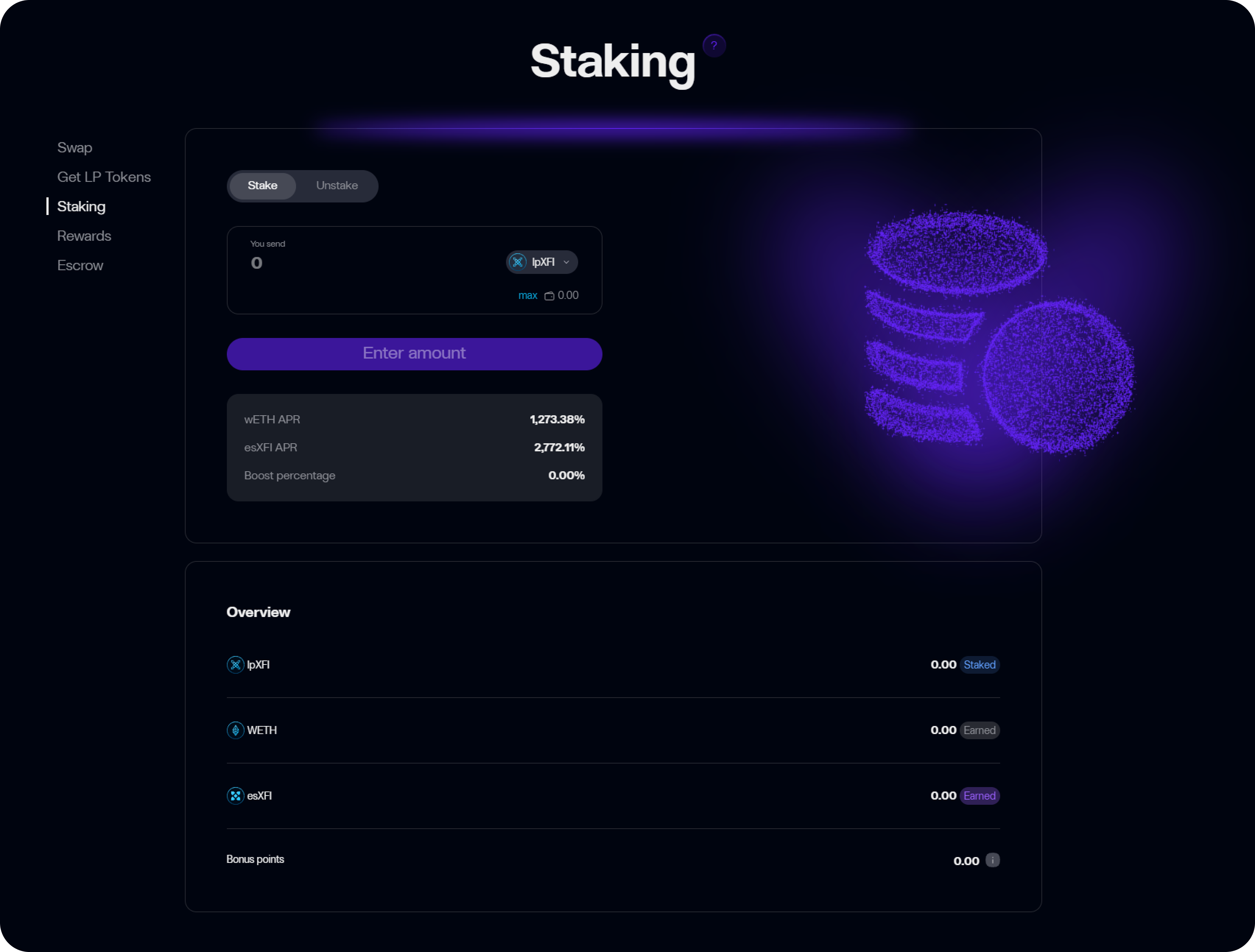 Staking Interface